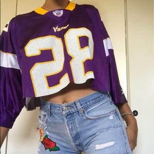 VIKING CROP TOP JERSEY PETERSON